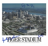 McLain, Sparky, Buddy Bell Signed 10x12 Photo