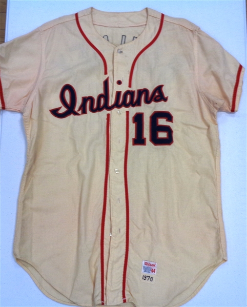 Mel Behney Game Used 1970 Indianapolis Indians Jersey