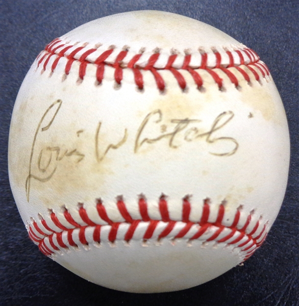 Lou Whitaker Autographed Baseball