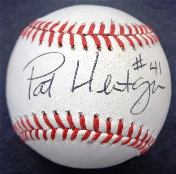 Pat Hentgen Autographed Baseball