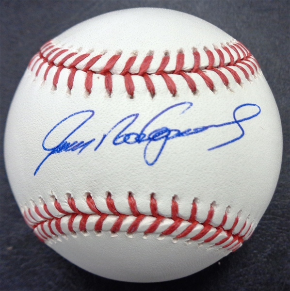 Ivan Rodriguez Autographed Baseball