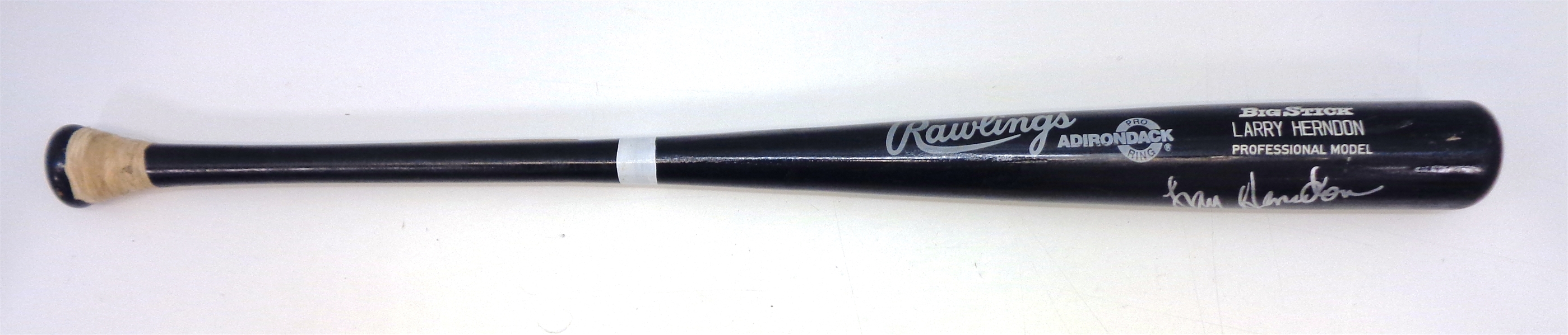 Larry Herndon Game Used Autographed Bat