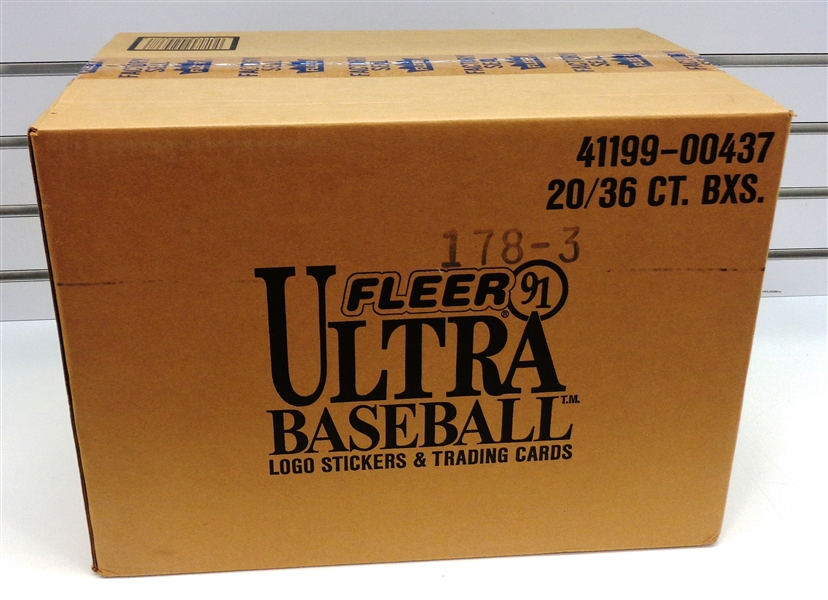 1991 Fleer Ultra Baseball Sealed Wax Case