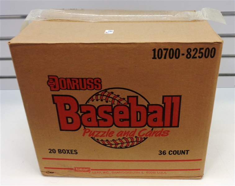 1988 Donruss Baseball Wax Case