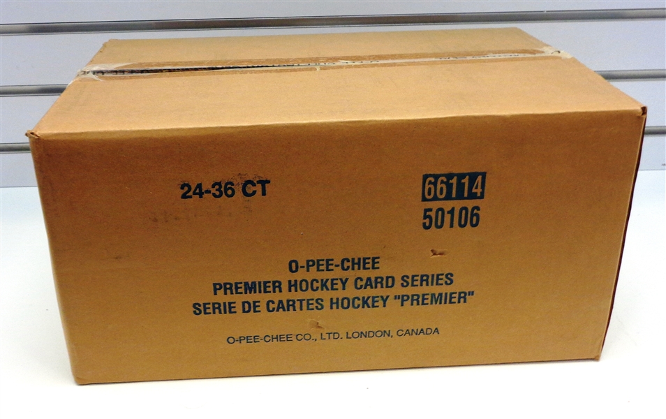 1991/92 O-Pee-Chee Premiere Wax Case