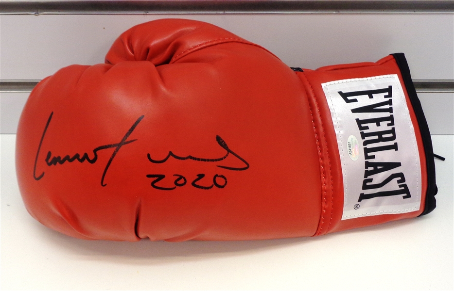 Lennox Lewis Autographed Boxing Glove