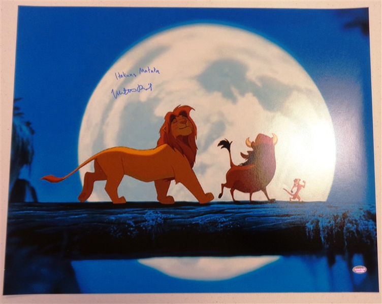 Matthew Broderick Autographed 16x20 Lion King Photo