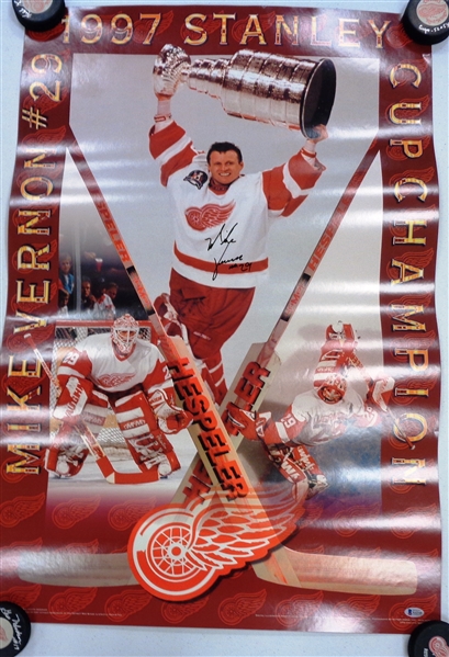 Mike Vernon Autographed 24x36 Poster