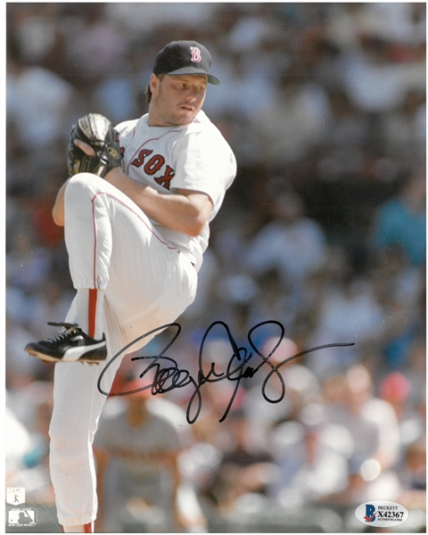 Roger Clemens Autographed 8x10 Photo - Boston