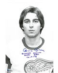 Greg Joly Autographed 8x10 w/ Olympia Stadium Final Goal