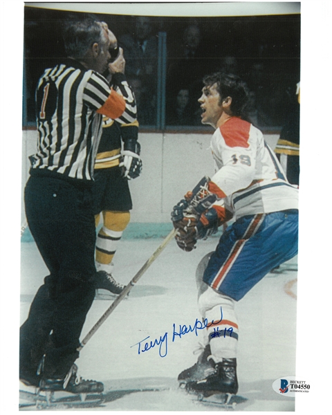 Terry Harper Autographed 8x10 Photo
