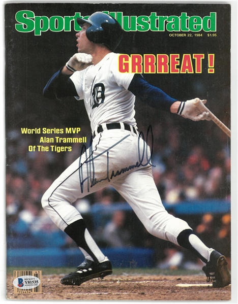 Alan Trammell Autographed 1984 Sports Illustrated