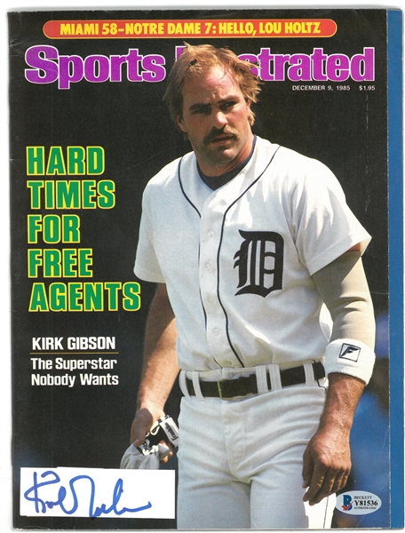 Kirk Gibson Autographed Sports Illustrated