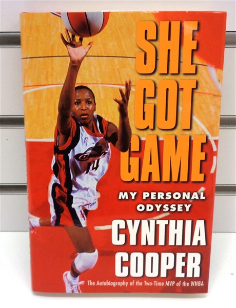 Cynthia Cooper Autographed "She Got Game" Autobiography
