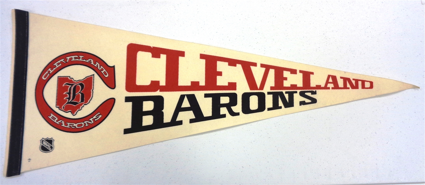 Cleveland Barons Vintage Pennant