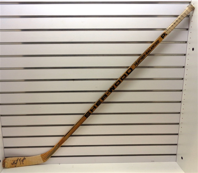 Guy Lafleur Game Used Autographed Stick