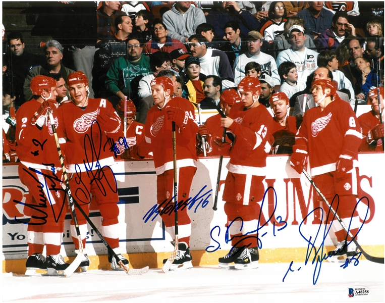 Russian 5 Autographed 11x14 Photo