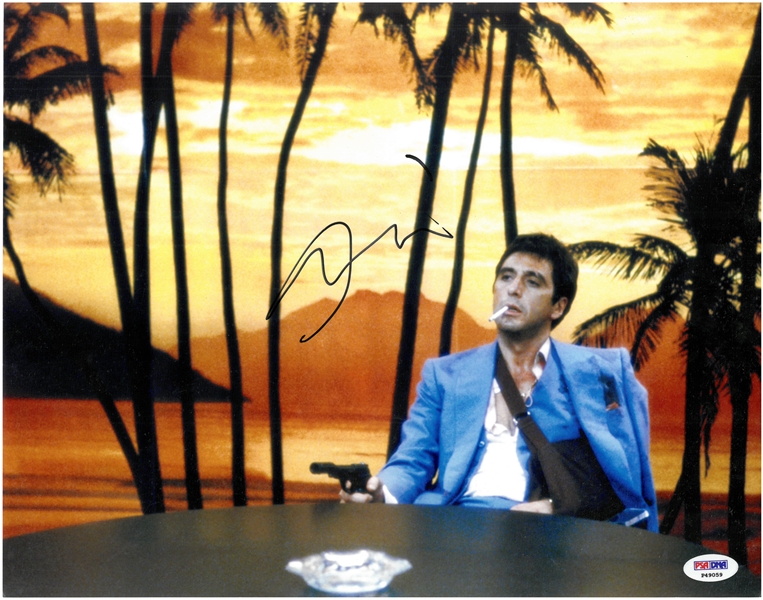 Al Pacino Autographed "Scarface" 11x14