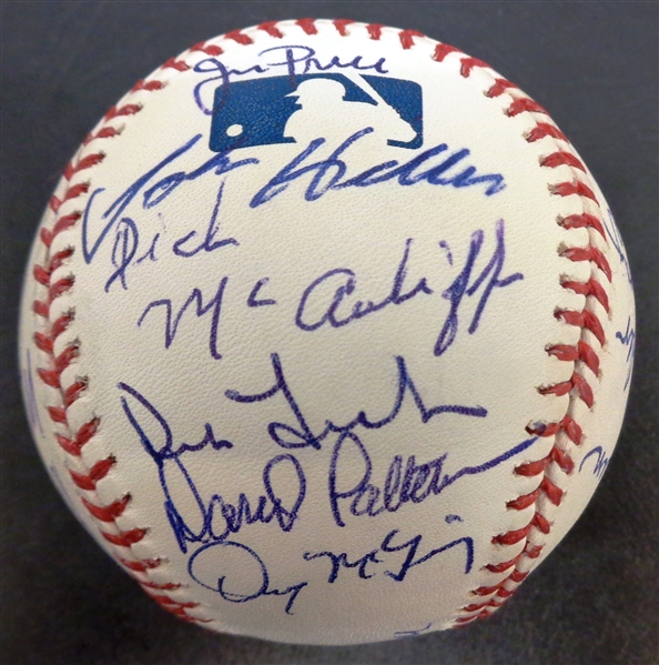 1968 Detroit Tigers Team Signed Baseball - 24 Autographs