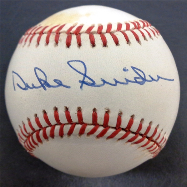 Lot Detail - Duke Snider Autographed Baseball