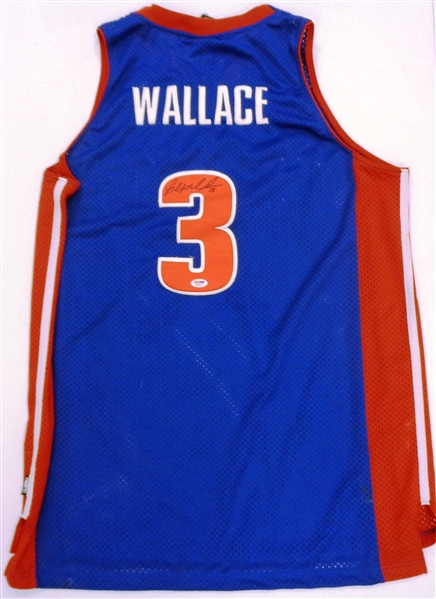 Ben Wallace Autographed Pistons Jersey