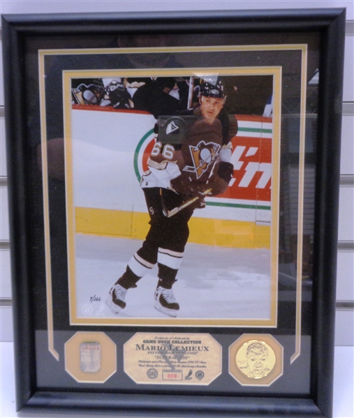 Mario Lemieux Highland Mint Framed 8x10