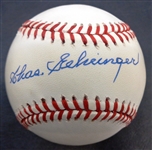 Charlie Gehringer Autographed Baseball