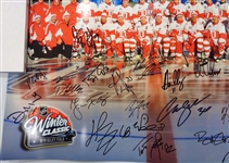 2009 Winter Classic 19x24 Red Wings Poster Signed by 20+