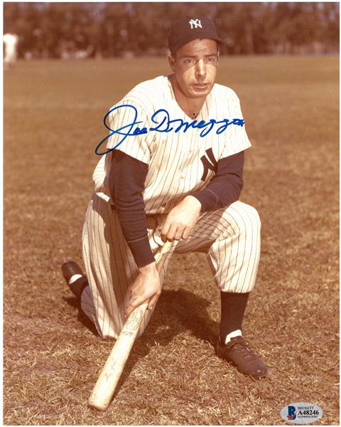 Joe DiMaggio Autographed 8x10 Photo