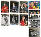 Gordie Howe 10 Card Autographed Upper Deck Card Set