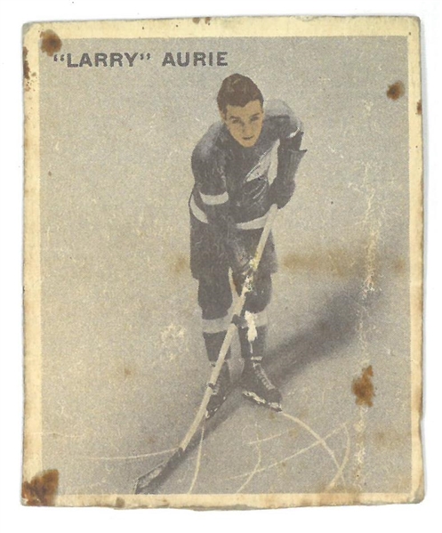 1933/34 Larry Aurie Rookie Card (#6 Retired by Red Wings)