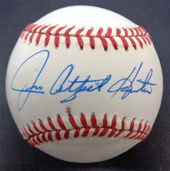 Jim "Catfish" Hunter Autgraphed Baseball