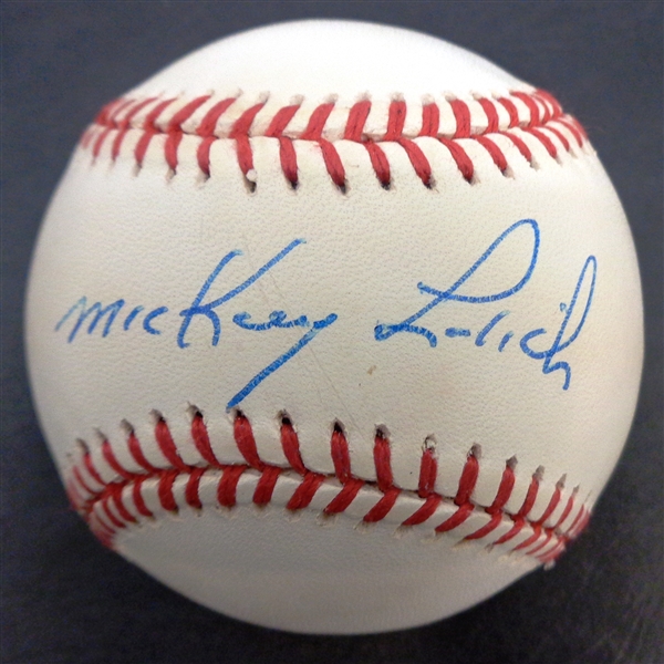 Mickey Lolich Autographed Baseball