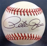 Pete Rose Autographed Baseball