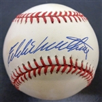 Eddie Mathews Autographed Baseball