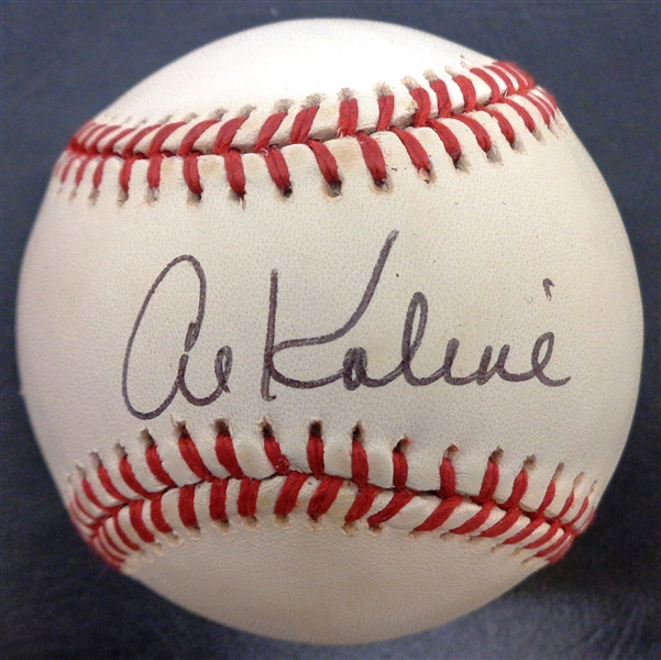 Al Kaline Autographed Baseball