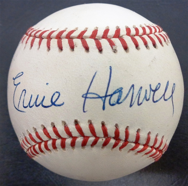 Ernie Harwell Autographed Baseball