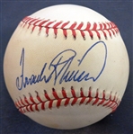 Frank Robinson Autographed Baseball