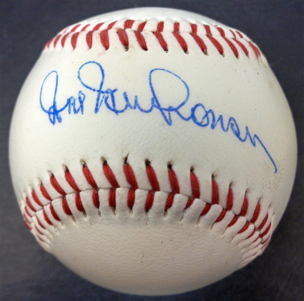 Hal Newhouser Autographed Tiger Logo Baseball