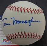 Tom Monaghan Autographed Baseball
