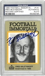Fred Biletnikoff Autographed 1985 Football Immortals Card