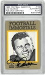 Len Dawson Autographed 1985 Football Immortals Card