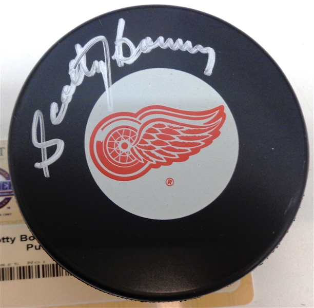 Scotty Bowman Autographed Red Wings Puck