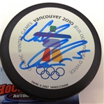 Nick Lidstrom Autographed 2010 Olympics Puck
