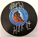Paul Coffey Autographed Hall of Fame Puck w/ HOF