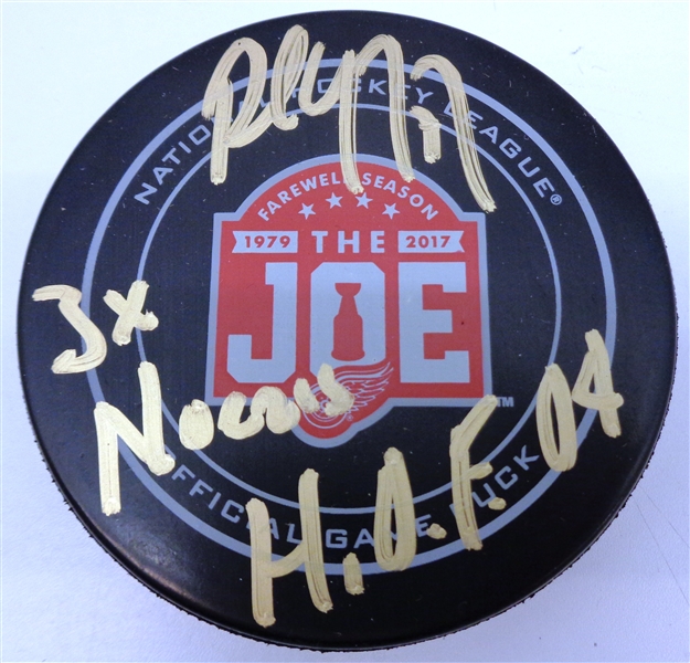 Paul Coffey Autographed Farewell to the Joe Puck w/ HOF/3X Norris