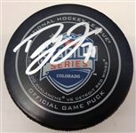 Dylan Larkin Autographed Stadium Series Game Puck
