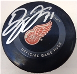 Dylan Larkin Autographed 2019/20 Red Wings Game Puck