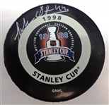 Anders Eriksson Autographed 1998 Cup Puck