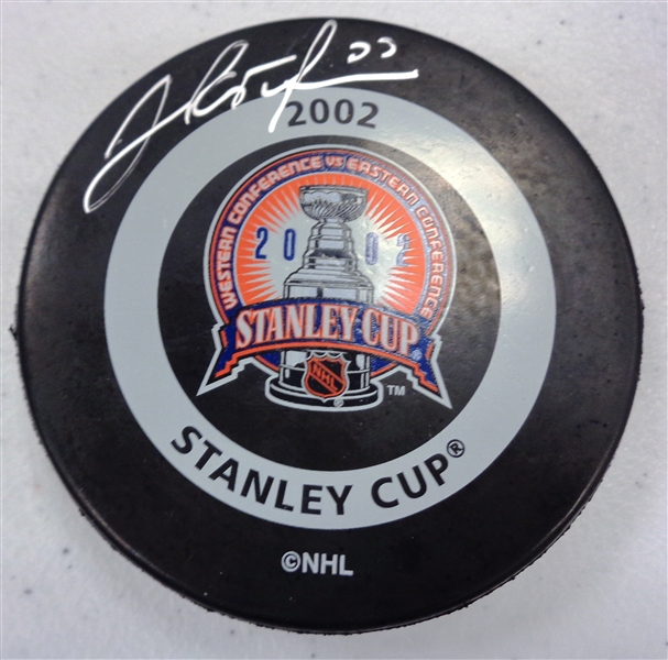Dominik Hasek Autographed 2002 Stanley Cup Puck